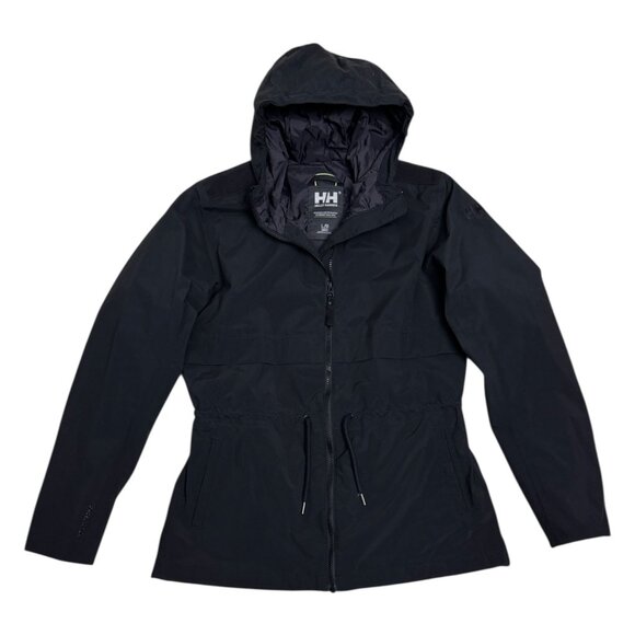 HELLY HANSEN Helly Tech Waterproof Black Insulated Ski Jacket Coat Womens Large - Picture 1 of 7